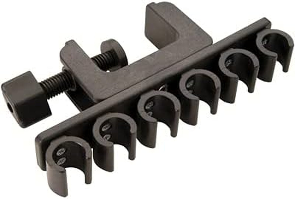 ’S Adjustable Pool Cue Rack – 6-Place Cue Holder, Portable Billiard Stick Rack for Home Tables, Game Rooms & Pool Halls, Secure Non-Slip Design