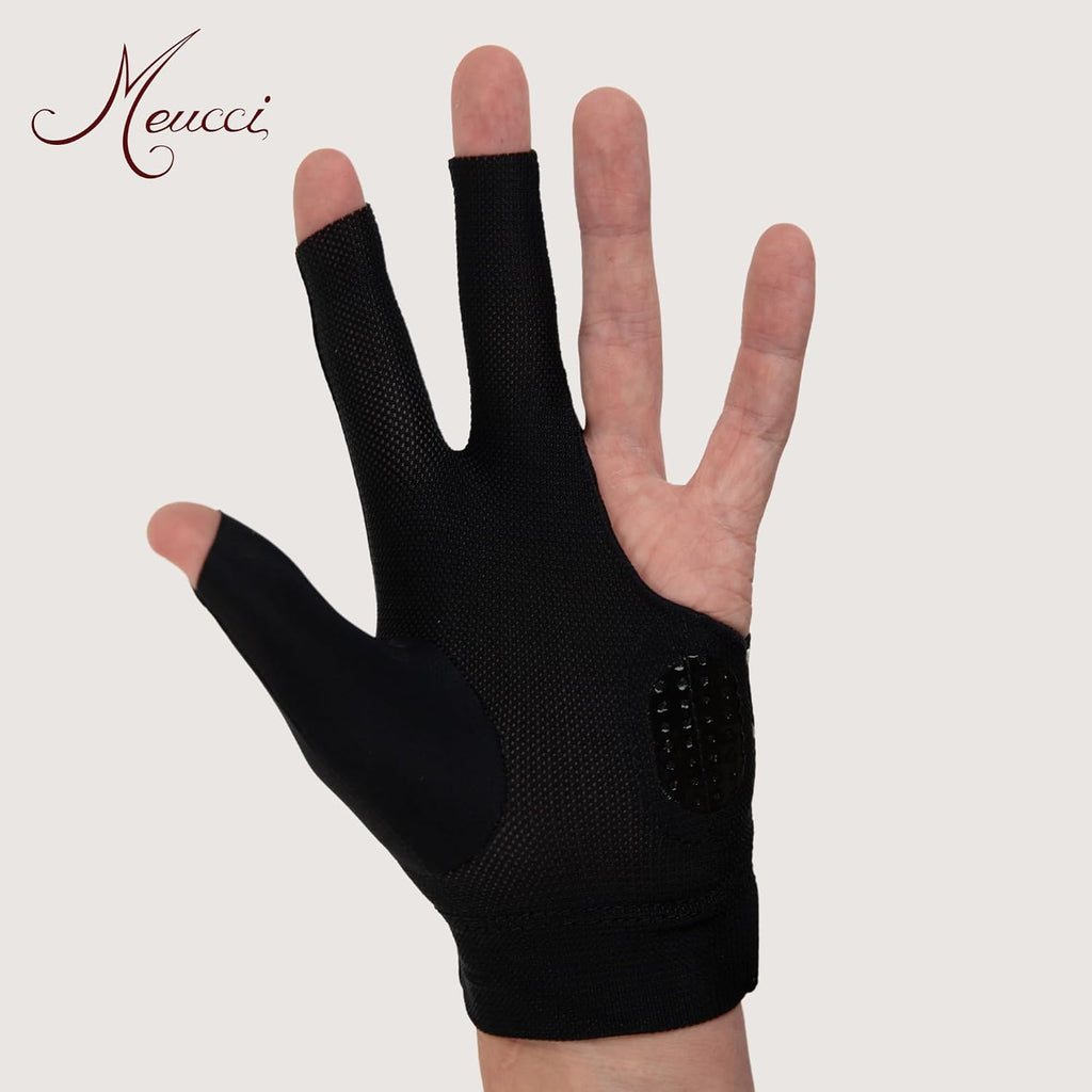 Elite Stroke Billiards Glove - Pool Glove with Anti-Slip Padding for Secure Grip and Smooth Stroke