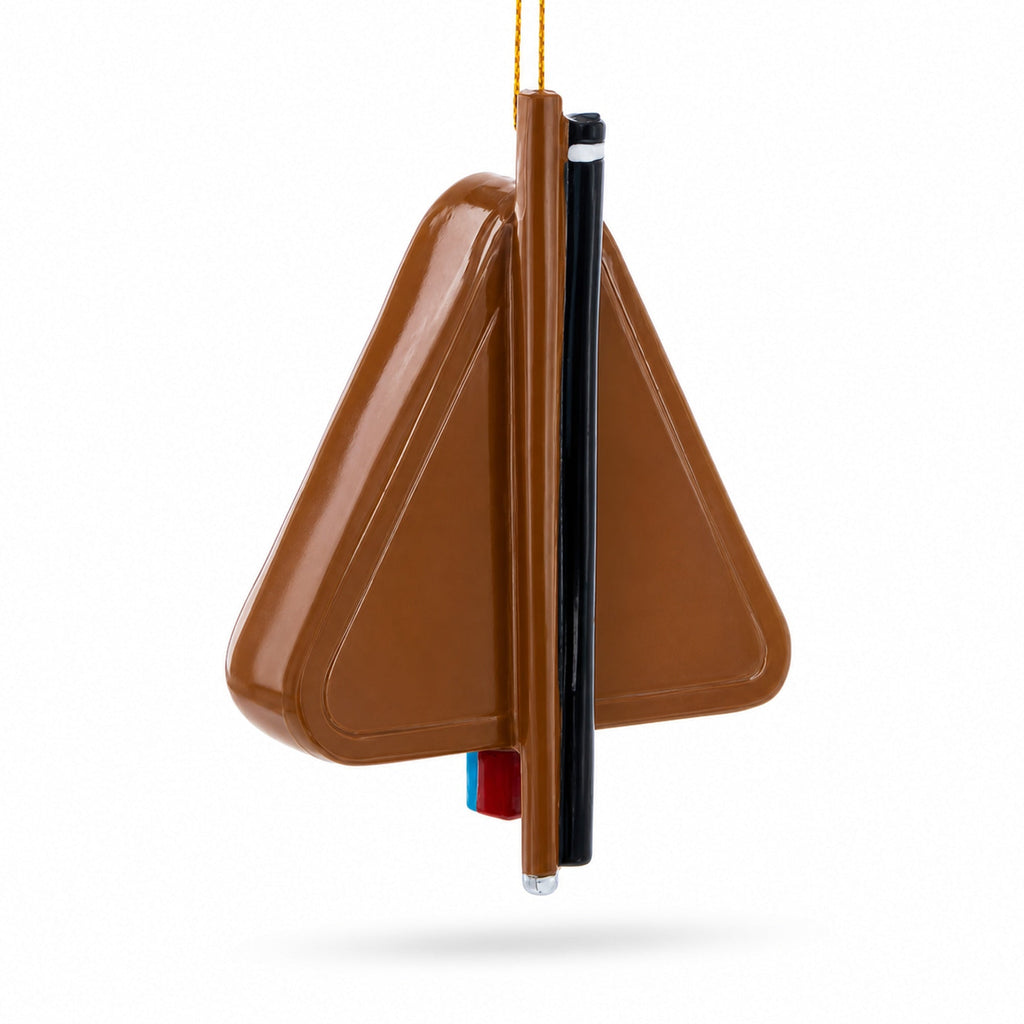 Billiards Pool Table Rack with Balls Resin Christmas Ornament