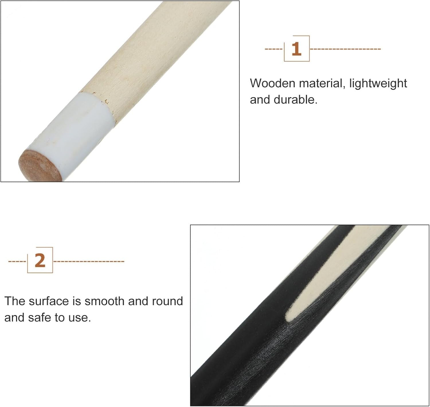 Pool Cues 48Cm Short Pool Stick Kids Snooker Rod Beginner Practice