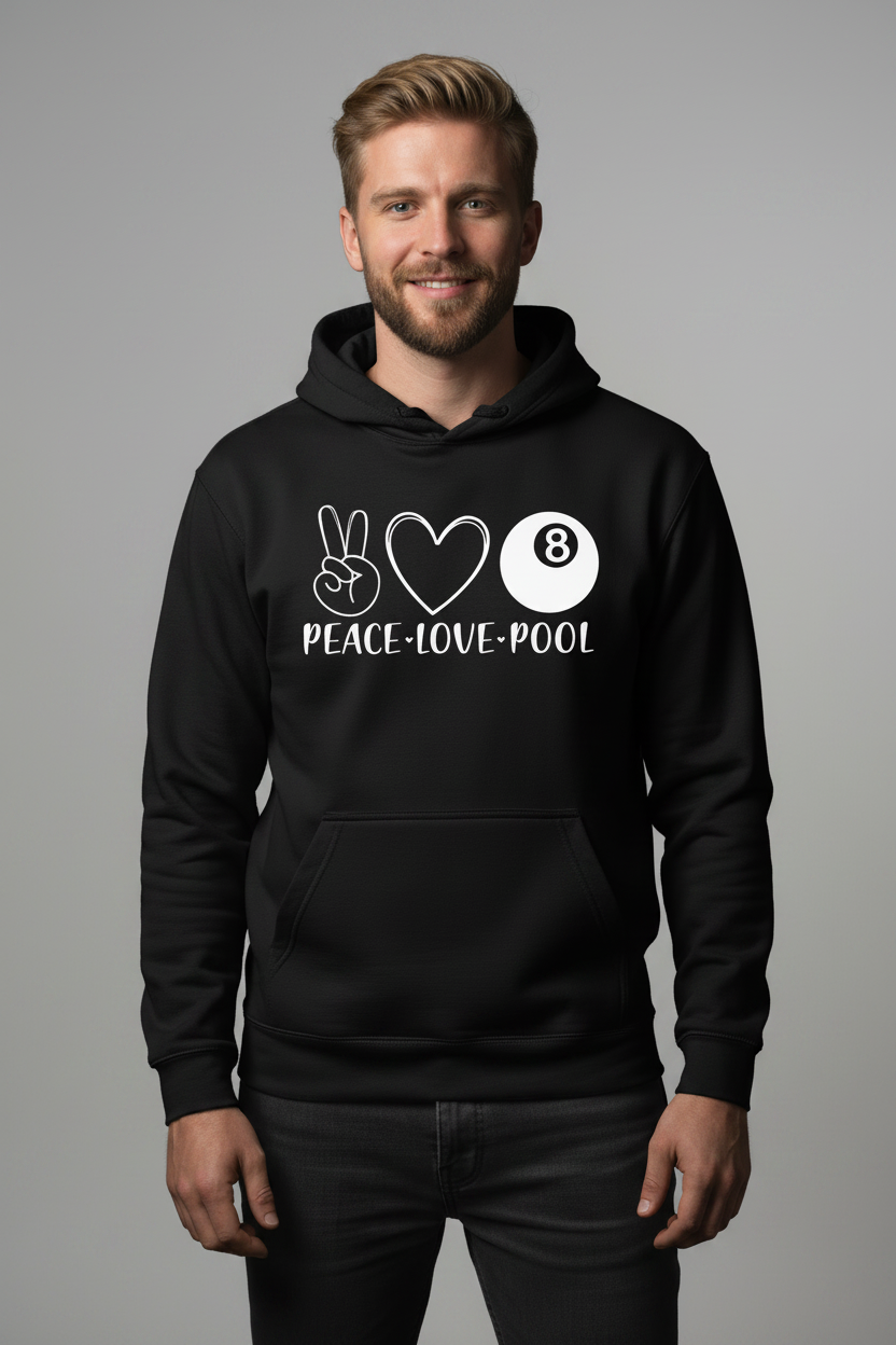 Peace Love Pool Hoodie