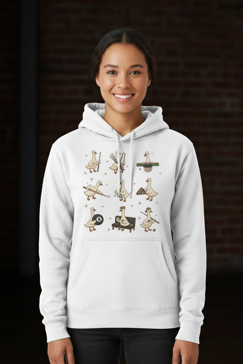 Silly Goose Hoodie - Dark Background