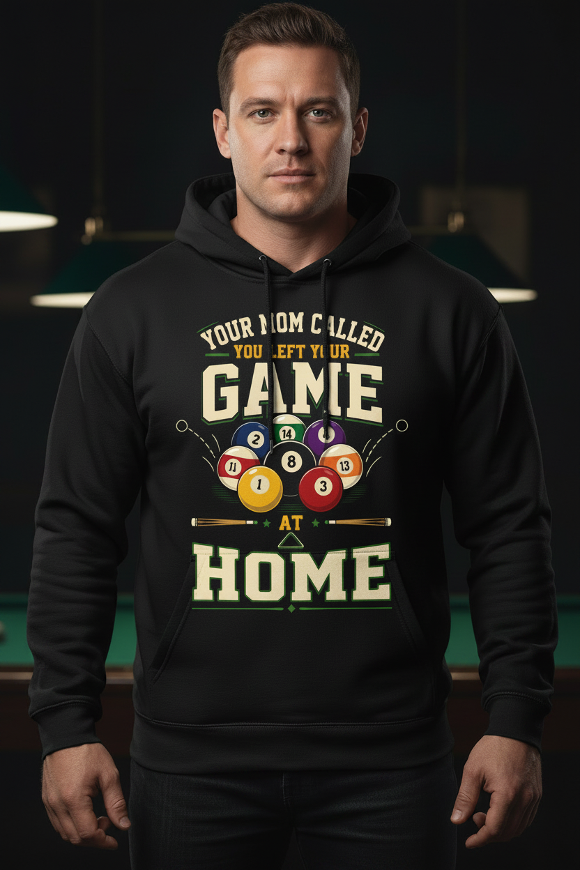 Your Mom Called Hoodie - Natural Pose Male